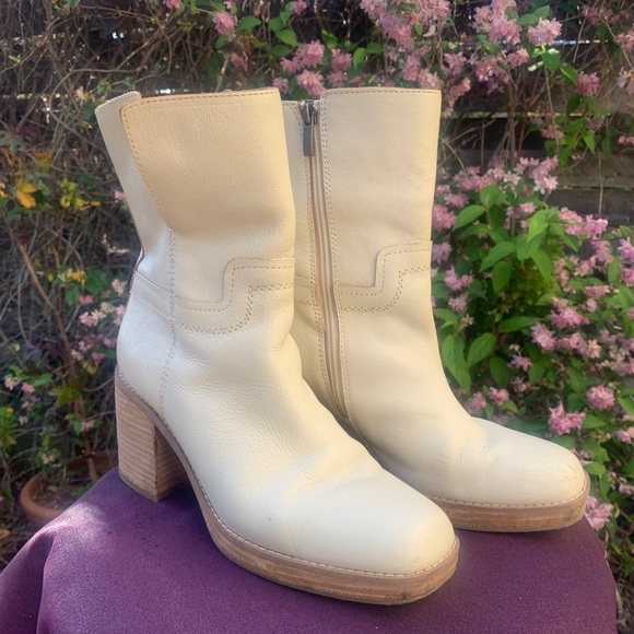 Franco Sarto Evette Block Heel Boots 9.5 - Picture 5 of 6